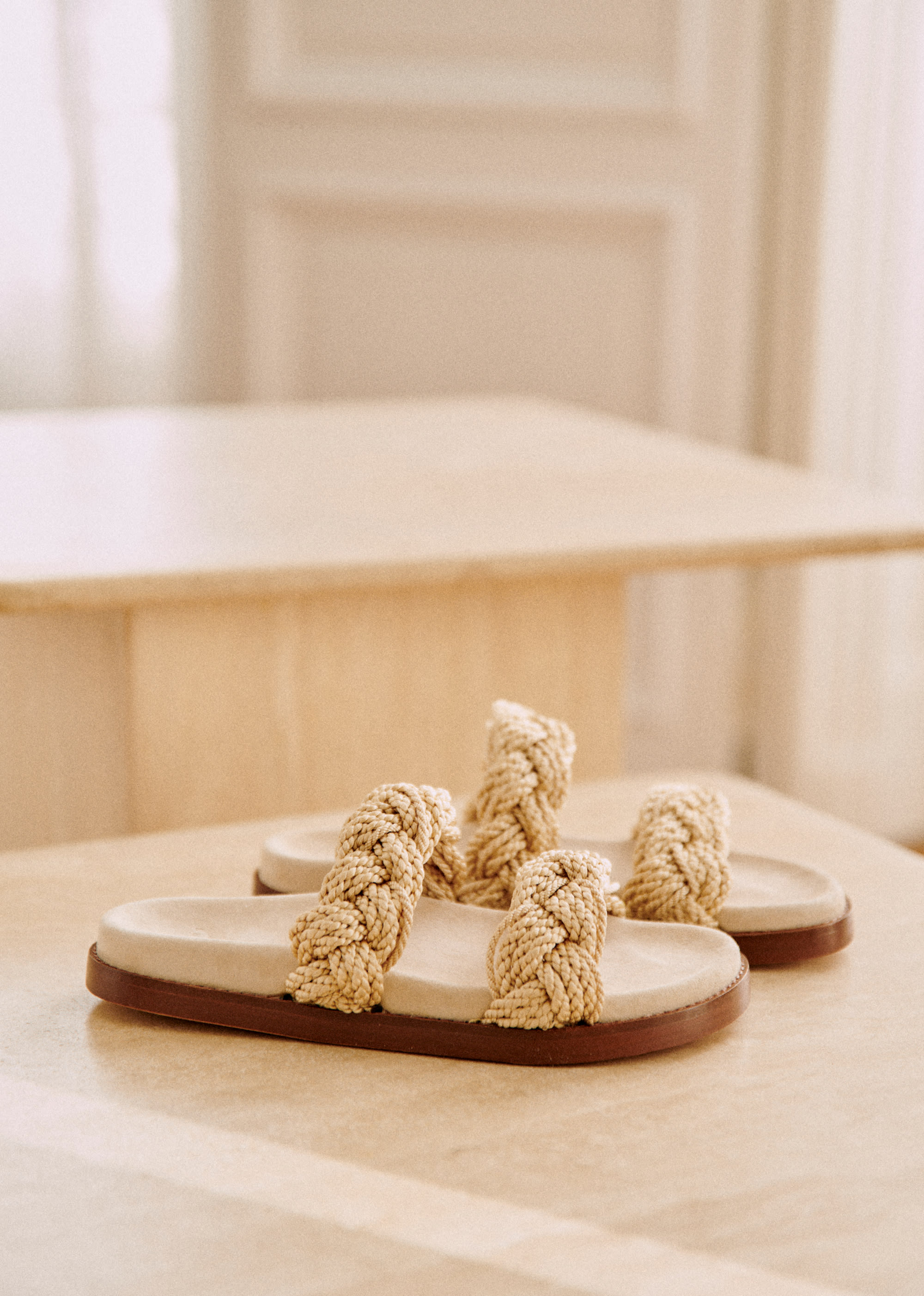 Mules Low Andie - Textile naturel - SOULIERS/SOULIERS Sandales 5906233