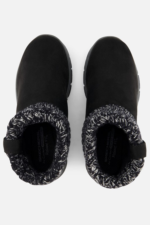 Skechers Relaxed Easy Going Enkellaarsjes zwart
