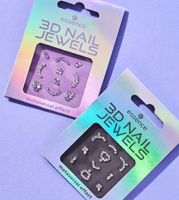 essence - Joias adesivas para unhas 3D - 02: Mirror Universe