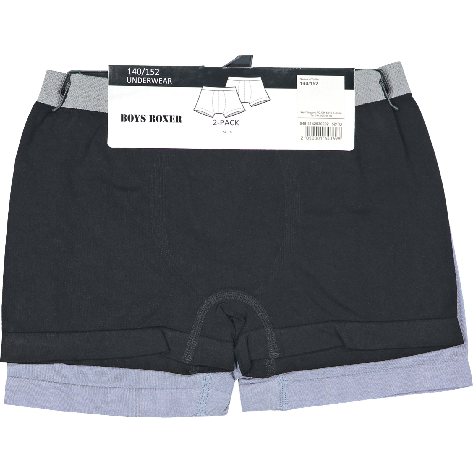 Knaben-Boxershort Seamless, 2 Stück