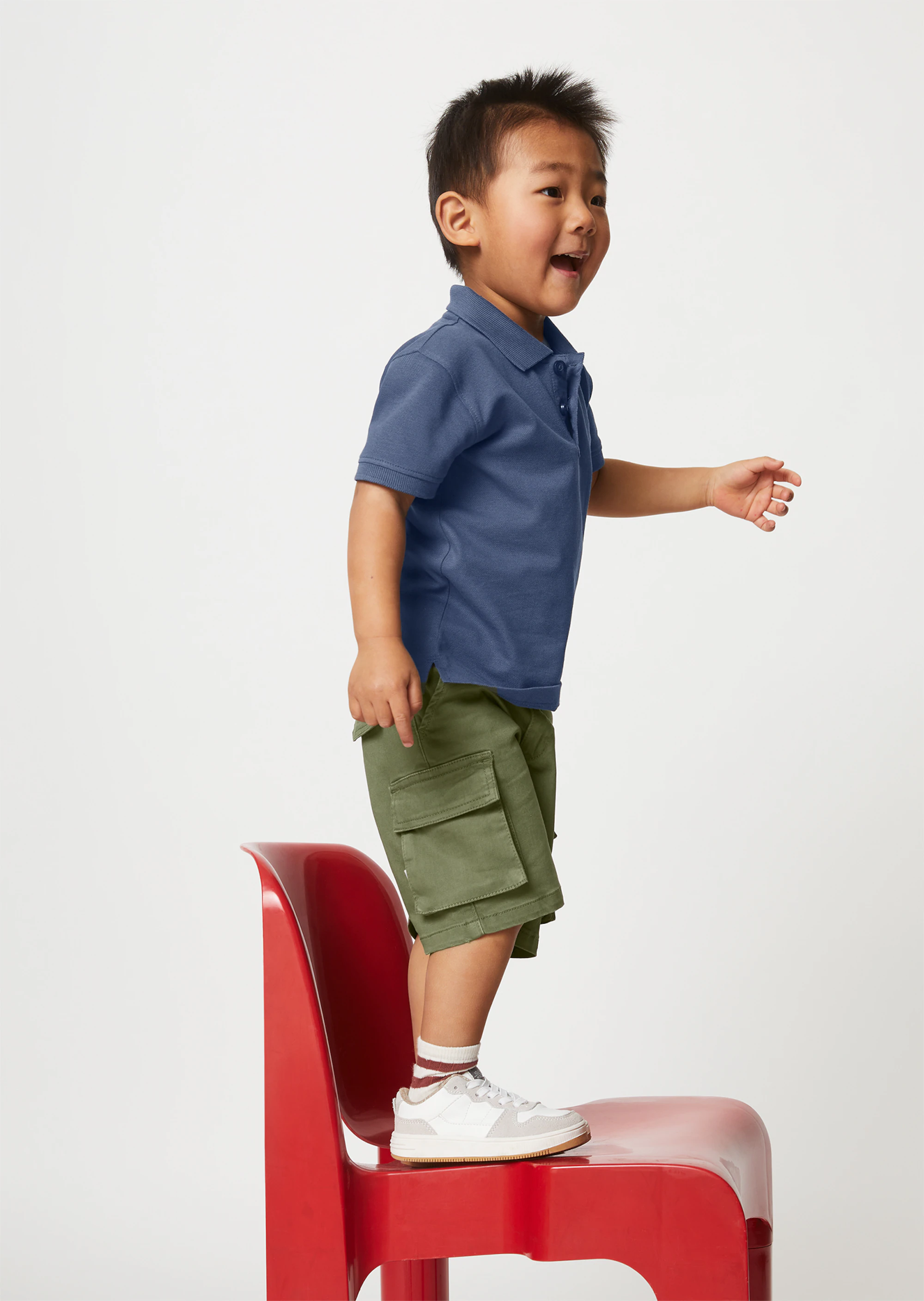 KIDS-BOYS Cargoshorts aus robustem Baumwoll-Twill