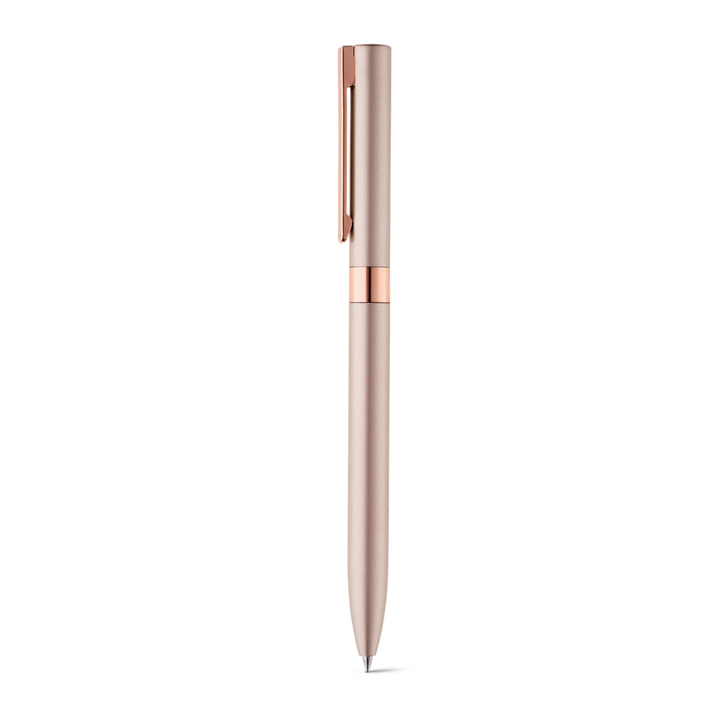 hi!dea 81156 - Stylo à bille en aluminium avec clip et mécanisme twist