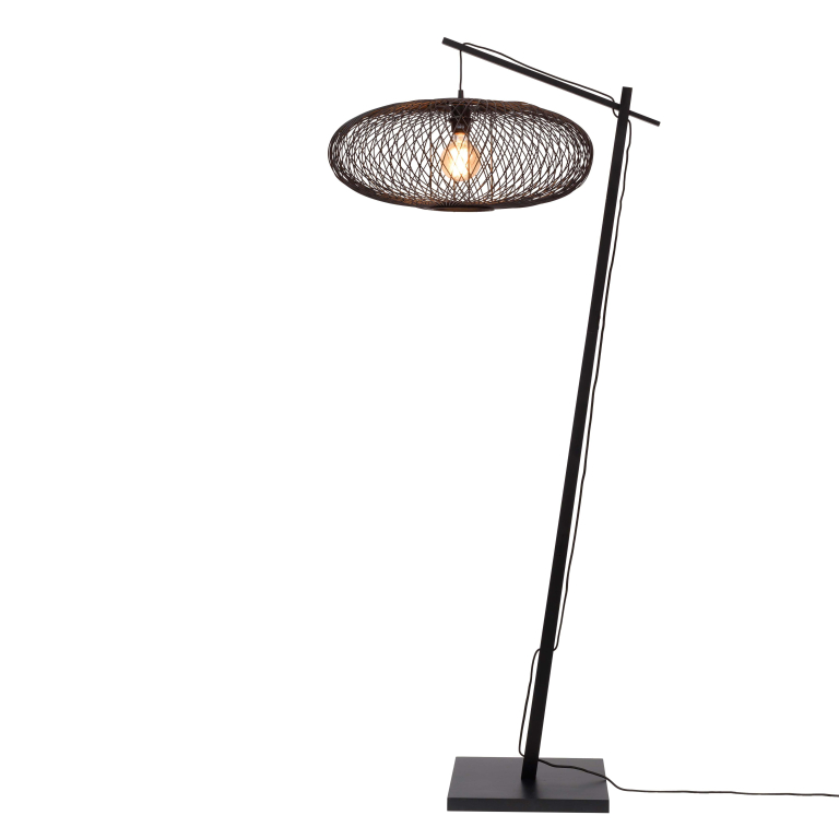 Good&Mojo Cango vloerlamp small zwart