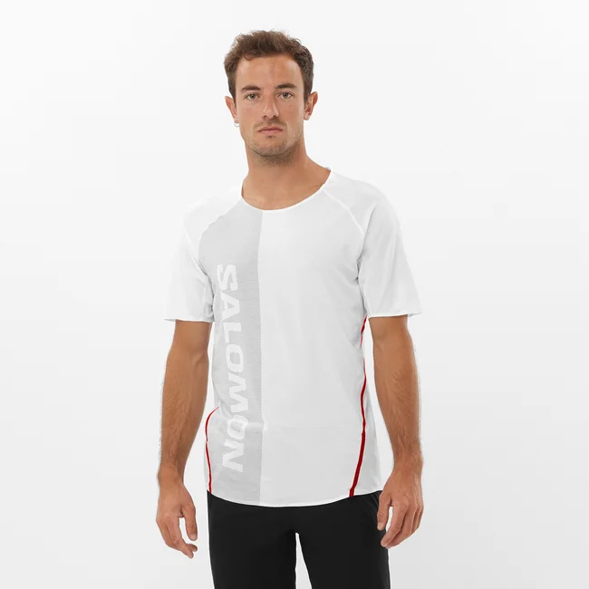 S/LAB SPEED  Kurzarmshirt Herren WHITE/DEEPBLACK