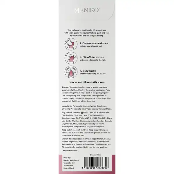 UV Gel Strip Smokey Pink