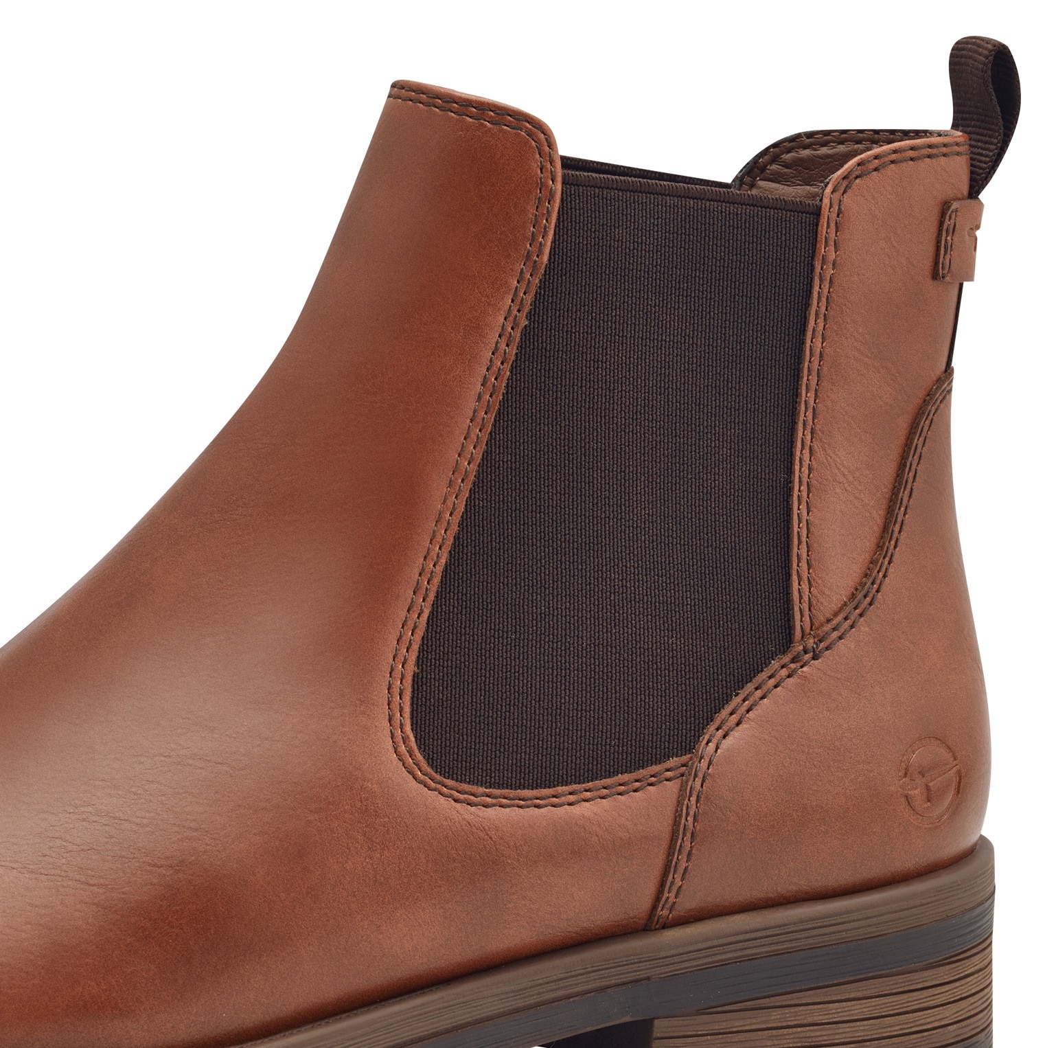 Tamaris Chelseaboots  , Blockabsatz, Stiefelette, Businessschuh, Schlupfschuh, Anziehlasche