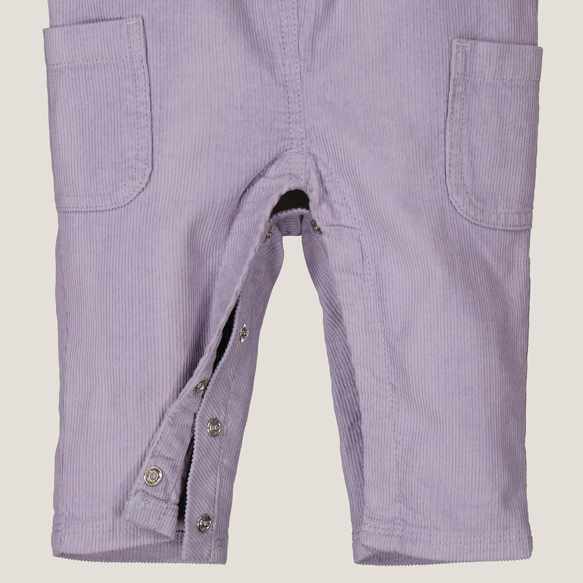 COLEÇÕES LA REDOUTE<br>Jardineiras amplas em veludo canelado