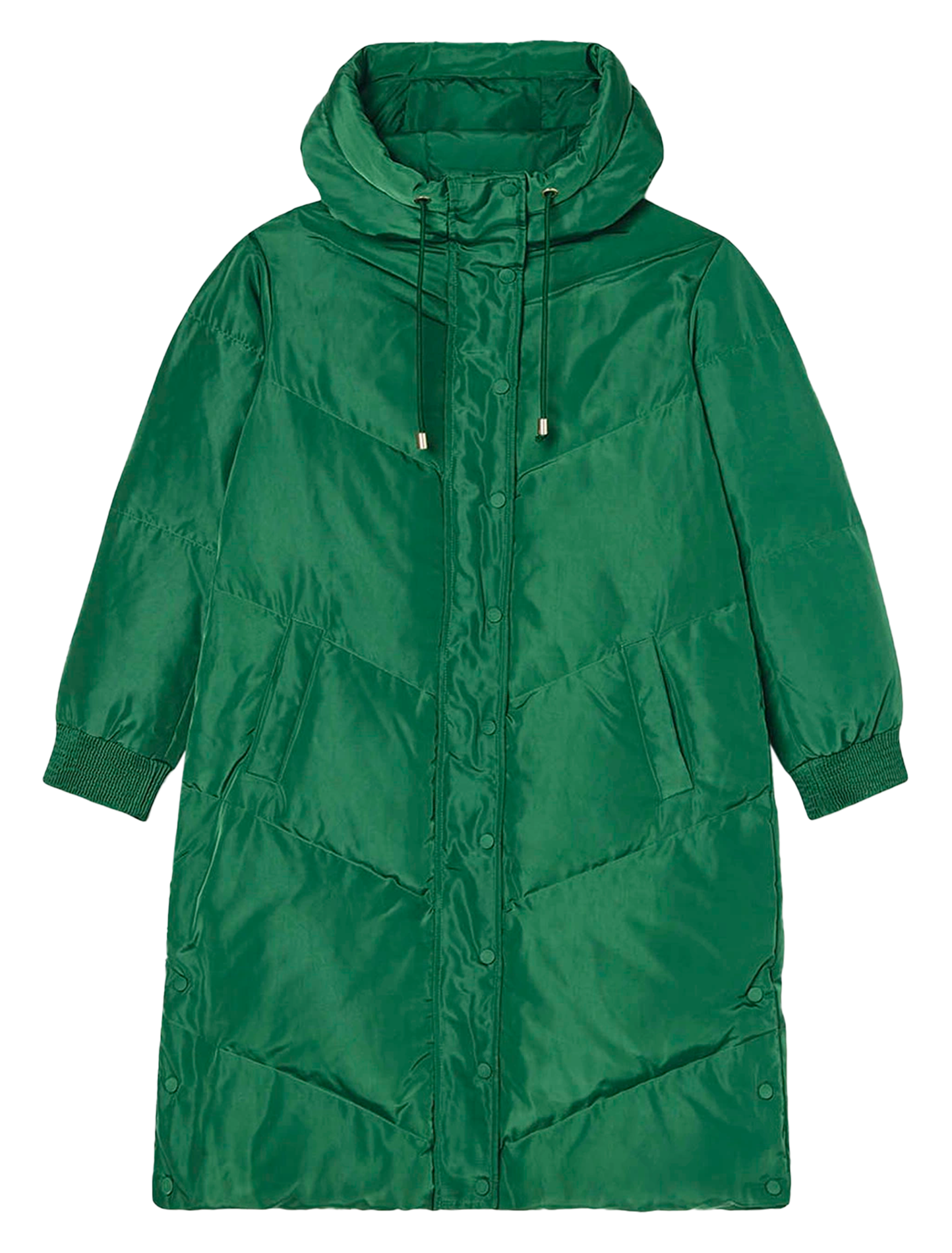 DARCY - Doudoune à capuche oversize| Vert