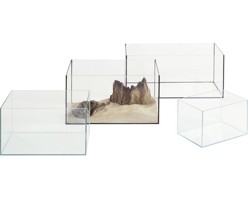 Volledig glazen aquarium Marina 100 x 40 x 50 cm, floatglas, glasdikte 8,0 mm, 200 L
