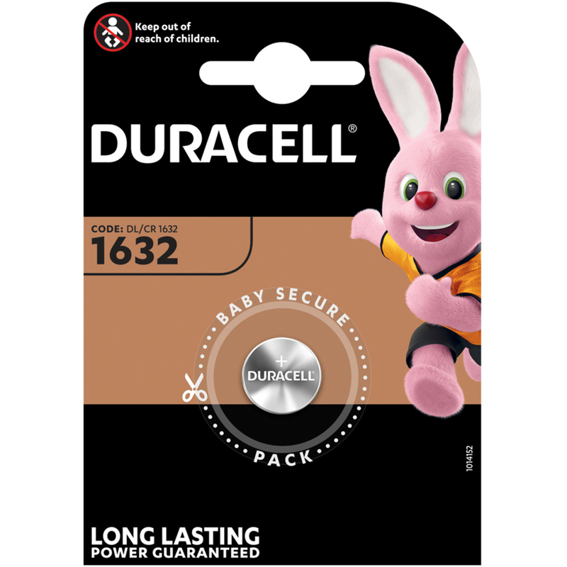 Duracell Knopfbatterie, DL/CR1632, 1 Stück