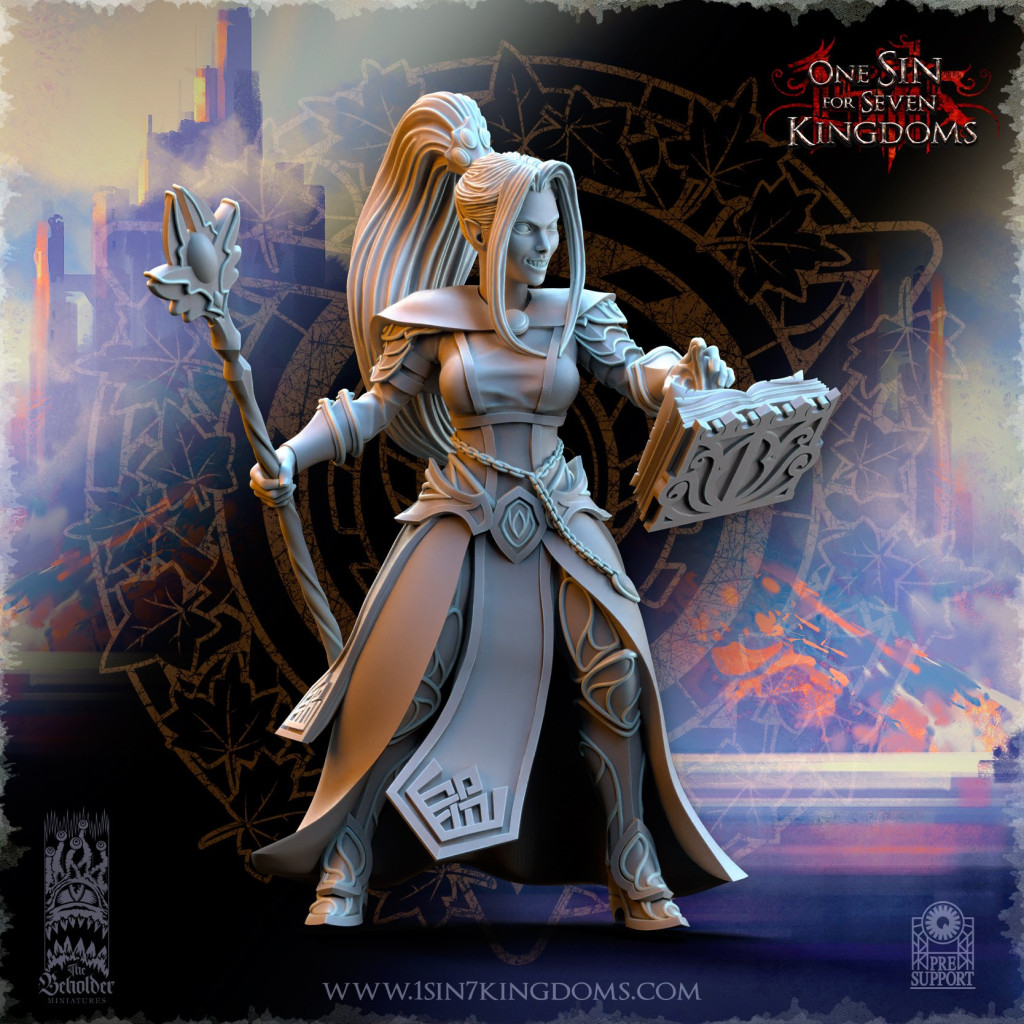 The Beholder Miniatures - Elfes - Sorcières