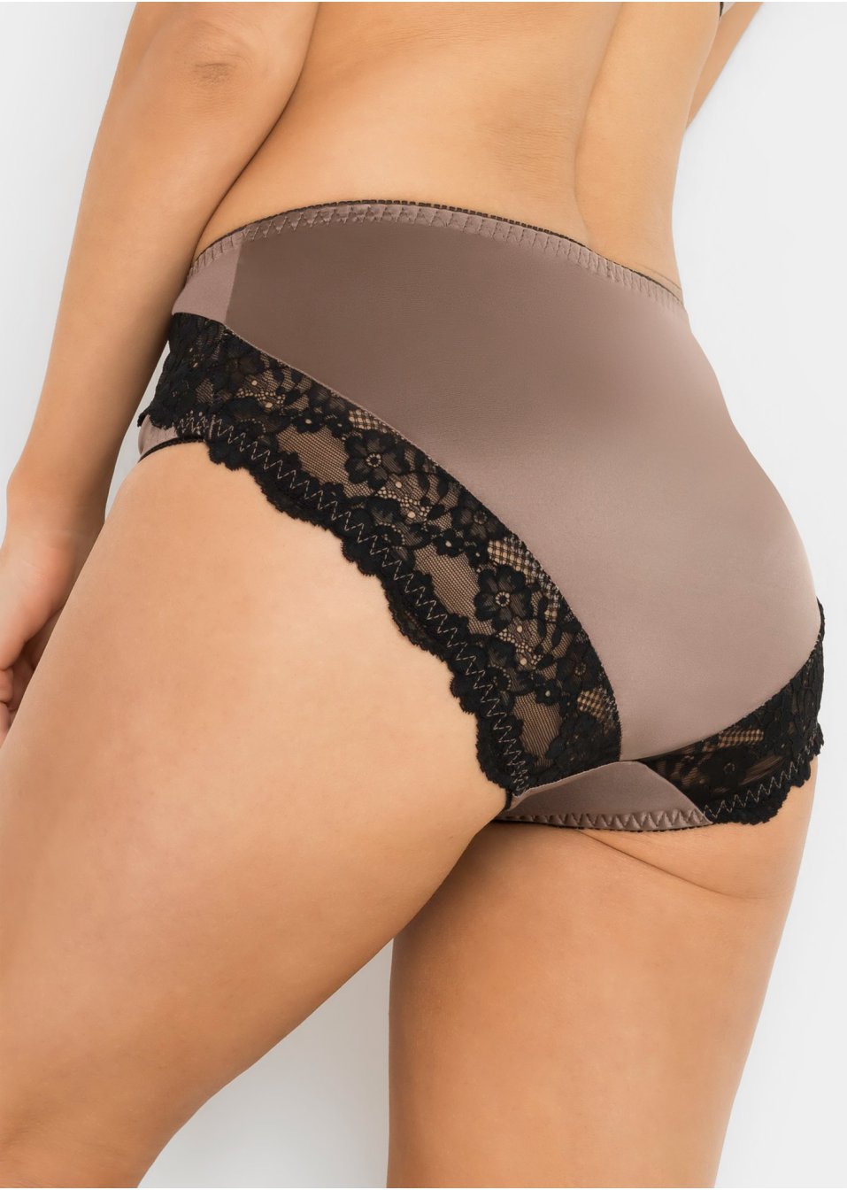 Maxi slip avec matière brillante