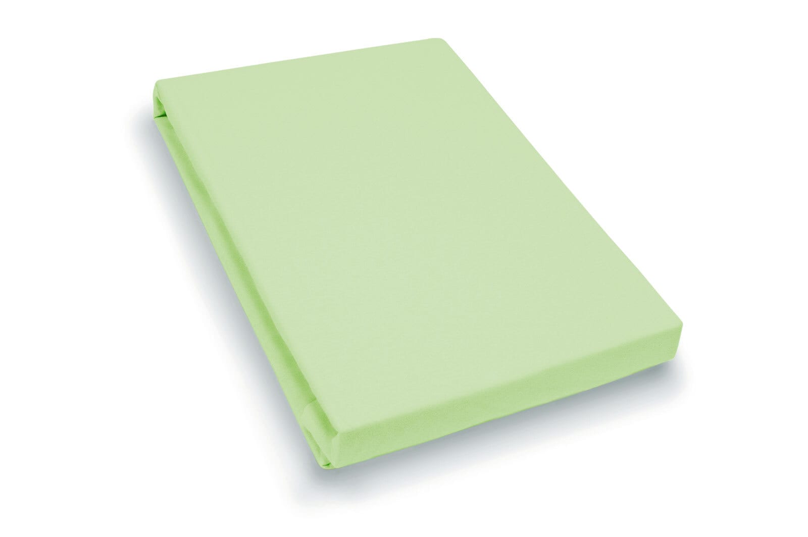 Vario Spannbetttuch Stretch Elasthan-Feinjersey 180-200 x 200-220 cm limone