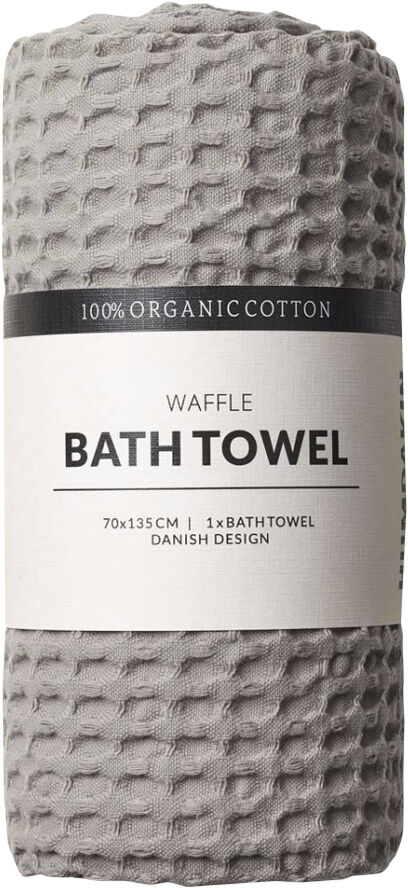 Humdakin Waffle Bath Towels Grå