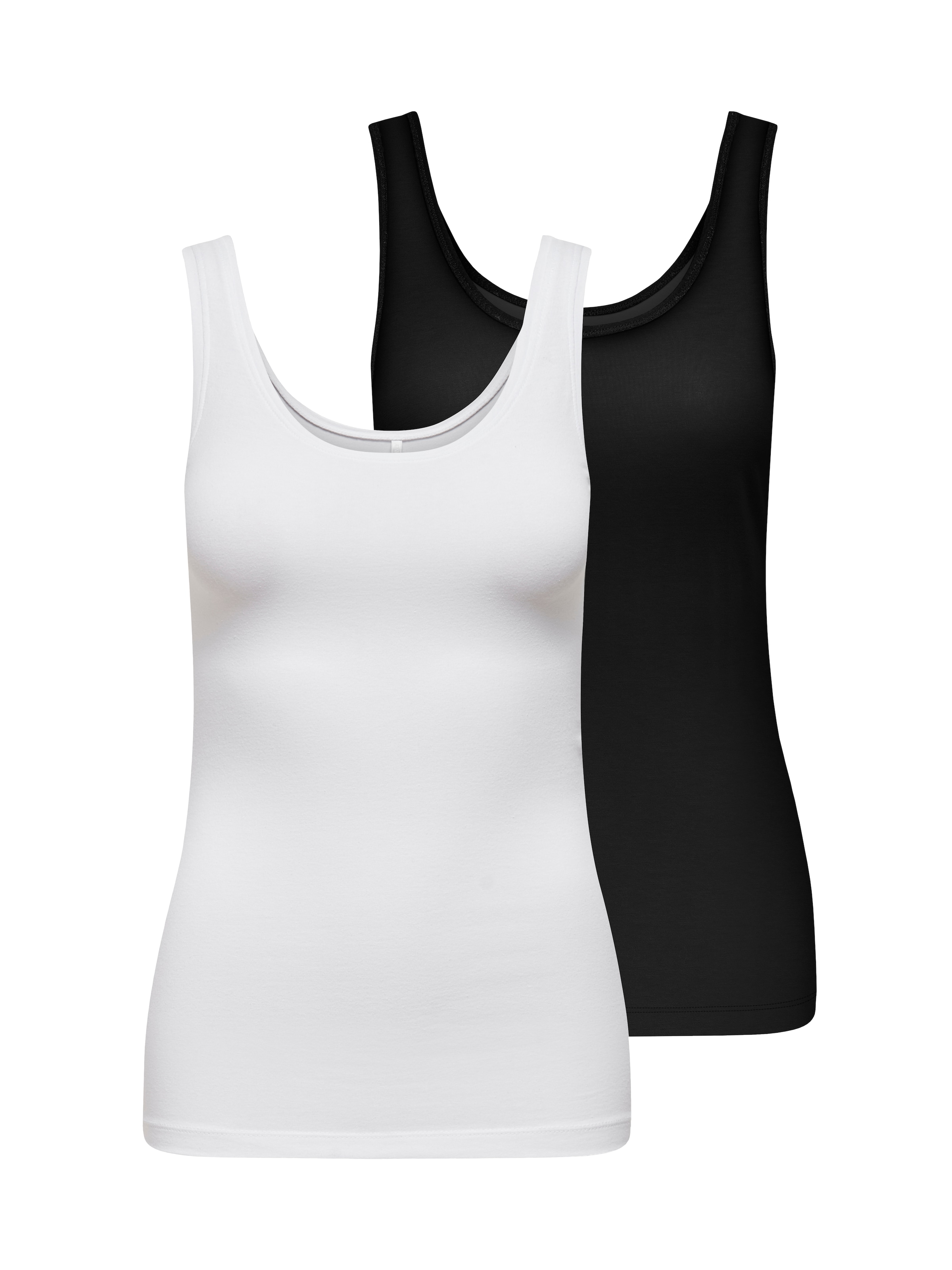 ONLY Tanktop »ONLLIVE LOVE S/L TANK TOP 2-PACK CS JRS«, 2 Stk.