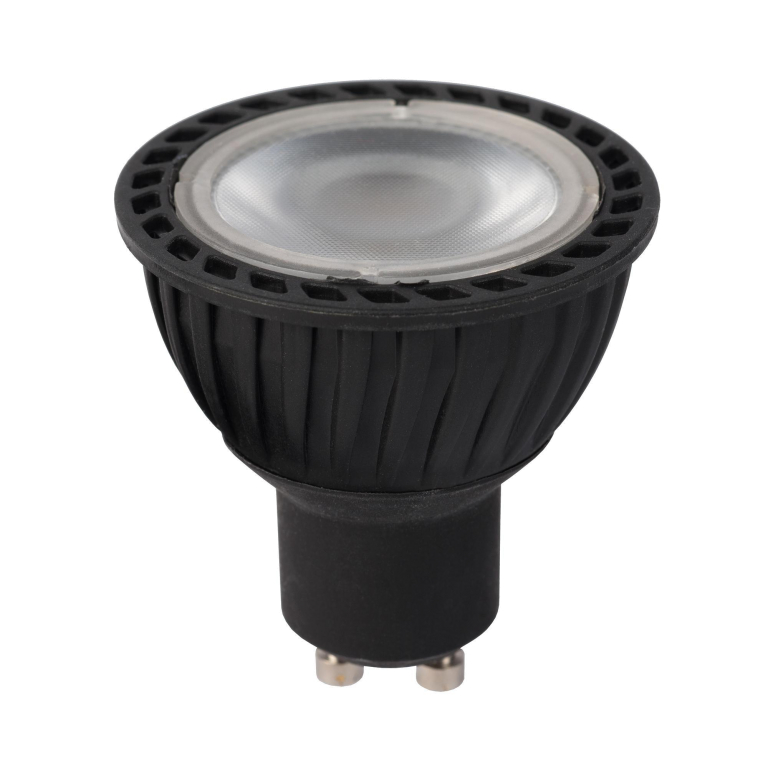 Lucide MR16 LED lichtbron GU10 5W 2200K zwart dimbaar 3-step