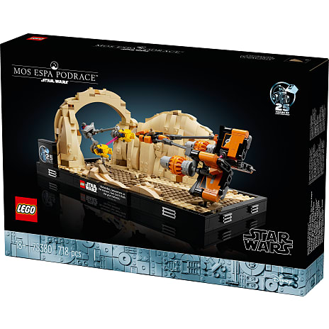 LEGO Star Wars Diorama med Mos Espa-podrace 75380