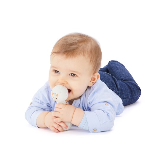 Hochet de Dentition Caoutchou Naturel   Beige        de               Sophie La Girafe®