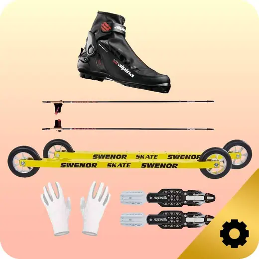 Swenor Roller Ski Skate Øvet Rulleski Startpakke | SkatePro