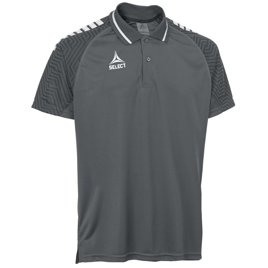 Select Polo Technical Monaco v24 - Gris/Blanc