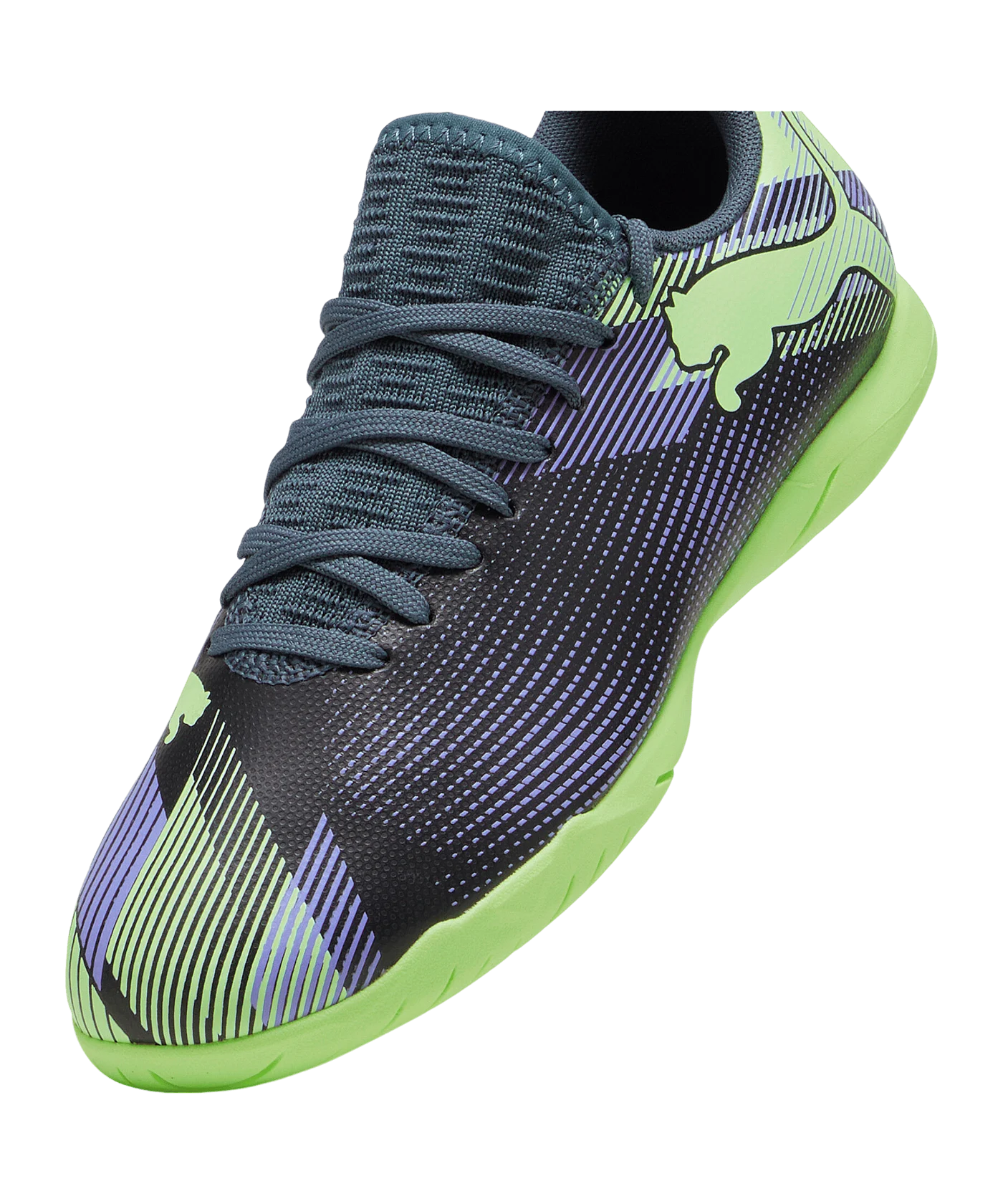 PUMA FUTURE 7 Play IN Lights Out Jr Kids Grau Weiss F03