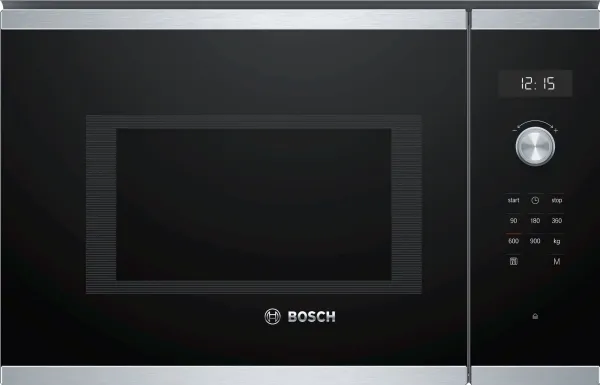 Bosch Serie | 6 BFL554MS0 - Mikrobølgeovn - til indbygning - 25 liter - 900 W - rustfrit stål
