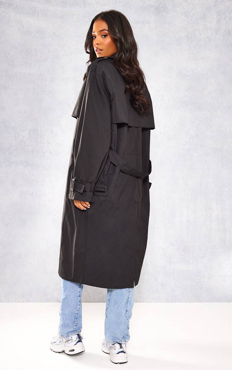 Trench Mi-long Oversize Ceinturé Tall