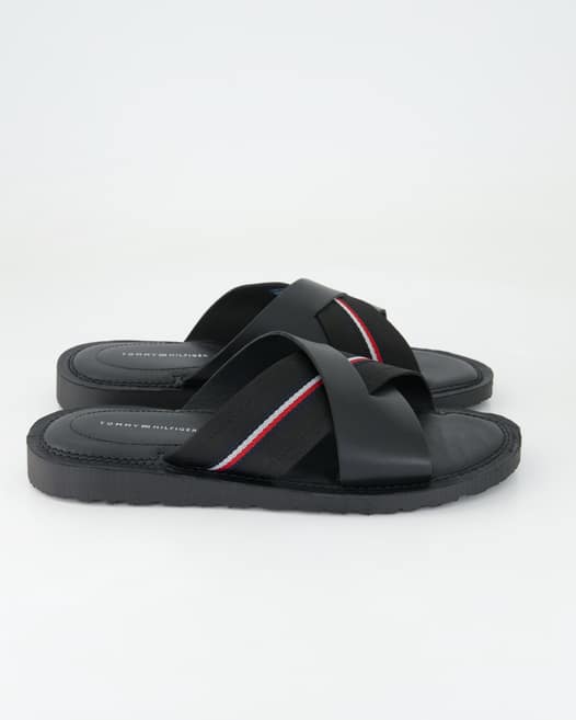 Tommy Hilfiger CORE HILFIGER LH CRISS C SANDA Pantoletten in Schwarz