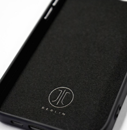 iPhone 16 TPU Gummi Case Hülle Pankow Soft Texturiert (11075) - Schwarz