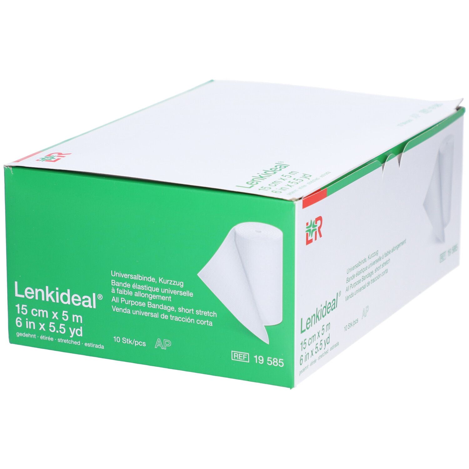 LENKIDEAL Idealb.15 cmx5 m weiß o.Verbandkl.lose