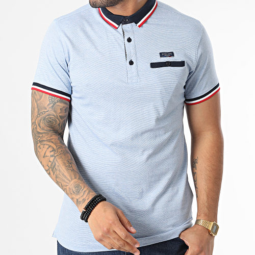 Polo Manches Courtes Drexler Bleu Clair