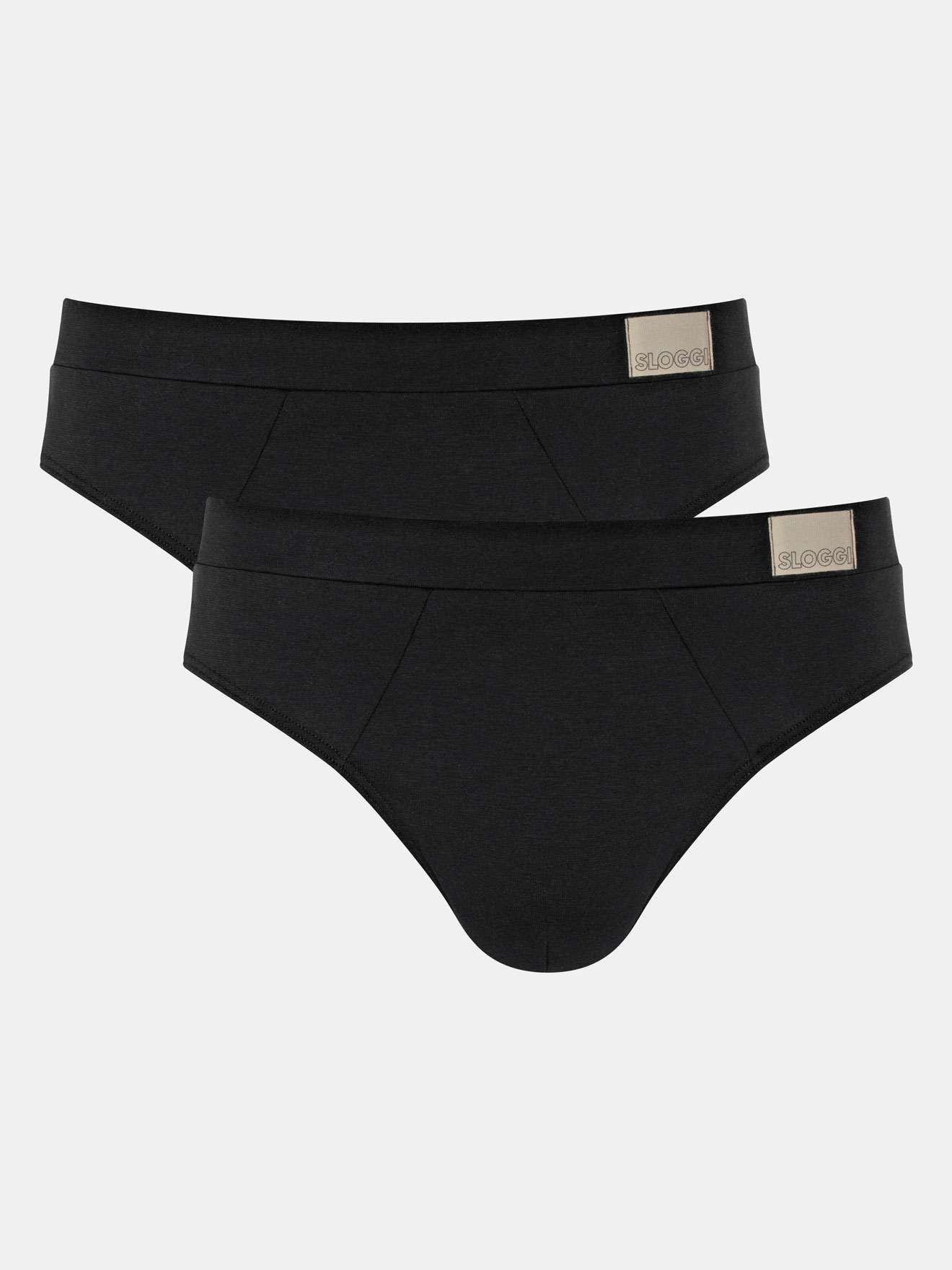 Lot de 2 slips midi GO Natural Brief