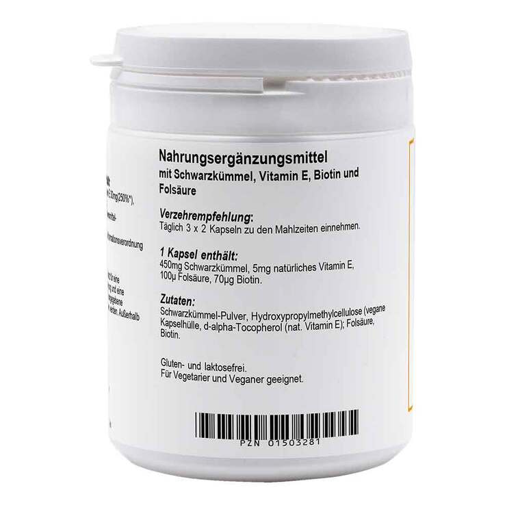Schwarzkümmelöl Plus 5 Kapseln, 200 St