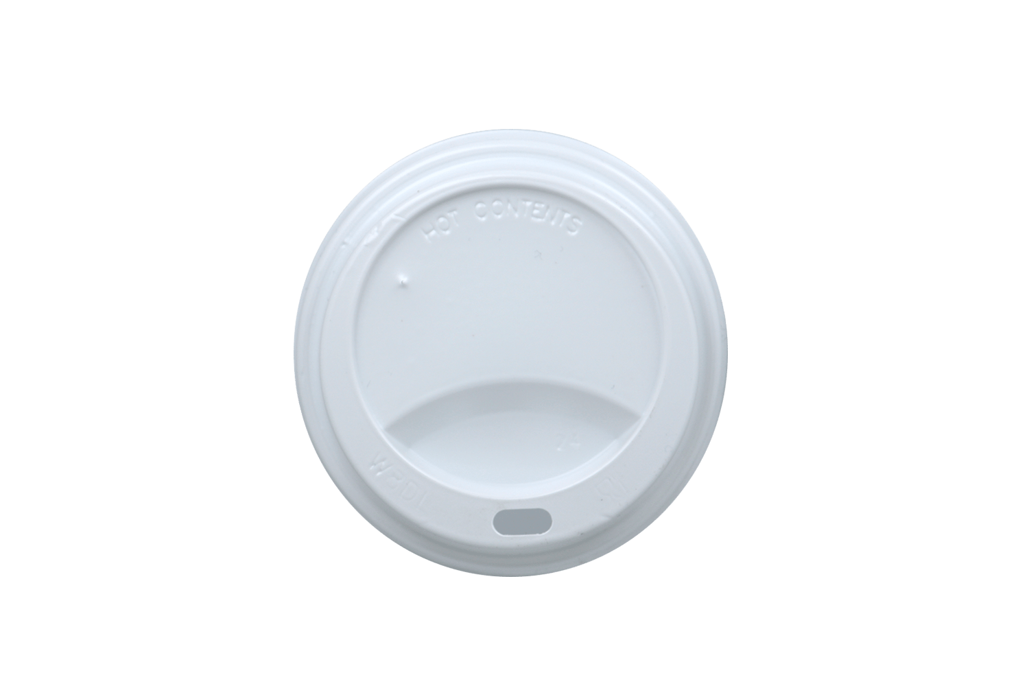 Koffiebeker deksels wit Ø80mm
