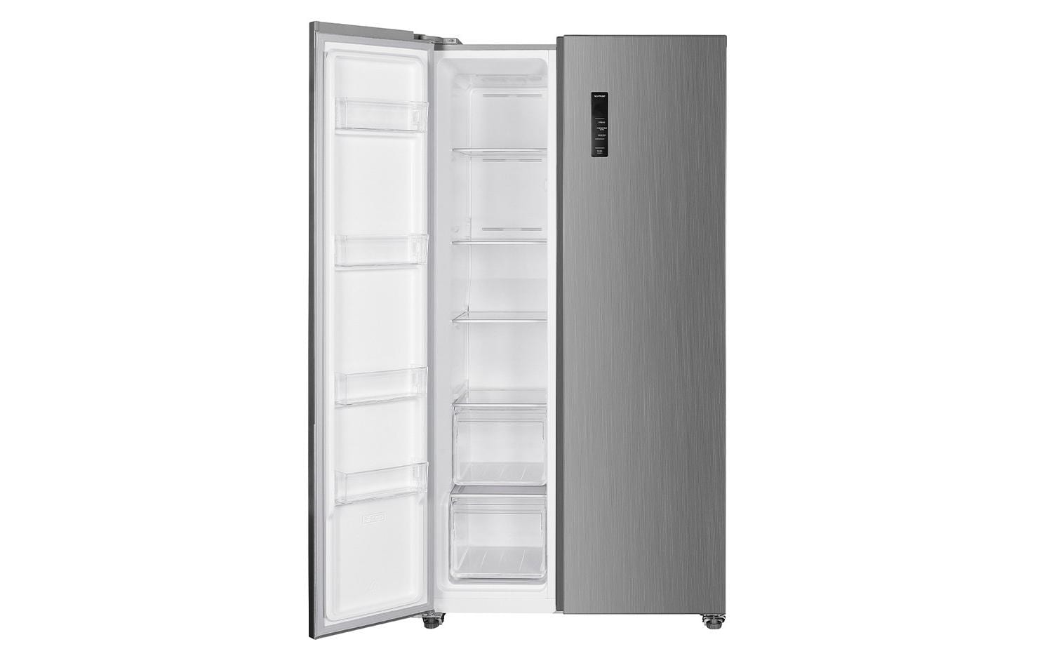 Foodcenter ECOFC595 Grau<br>Side by Side Kühlgerät