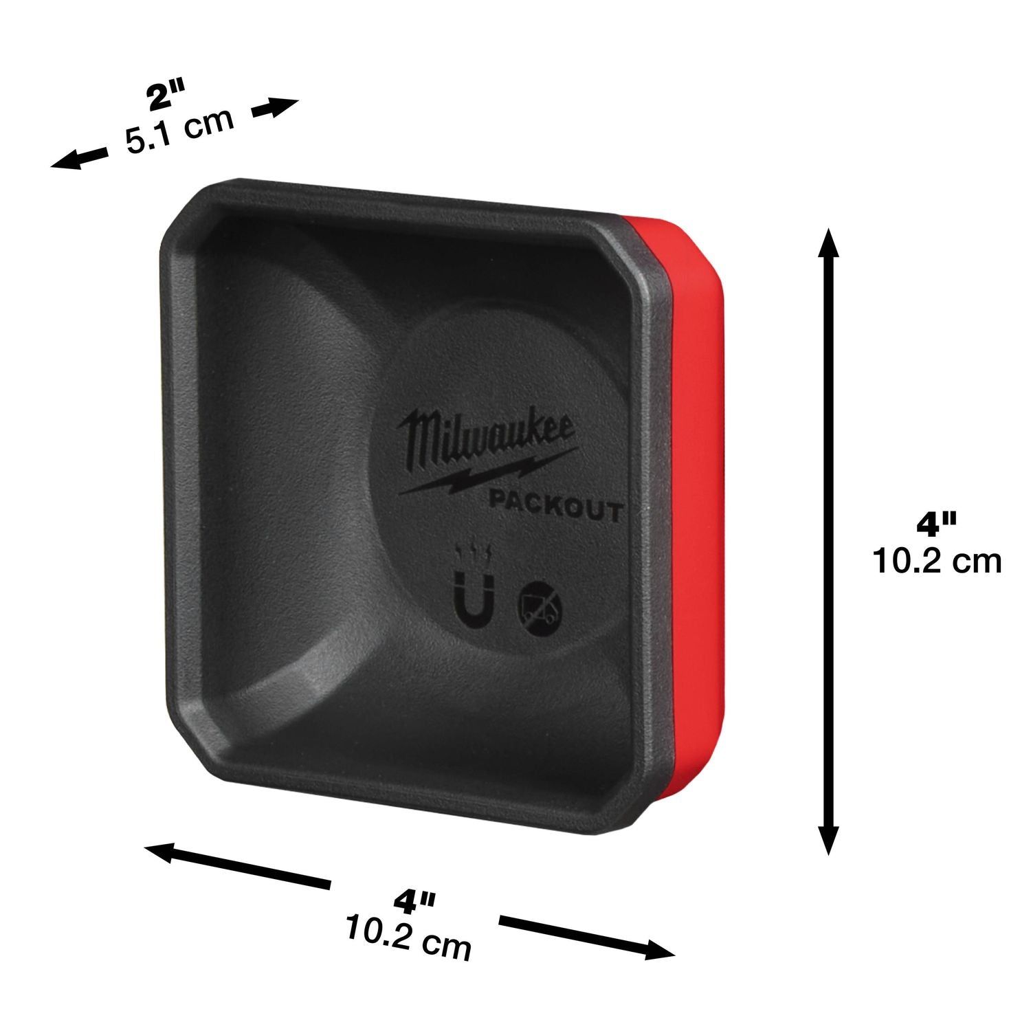 Milwaukee PACKOUT™ Magnetisch Bakje 10x10cm - 4932493380