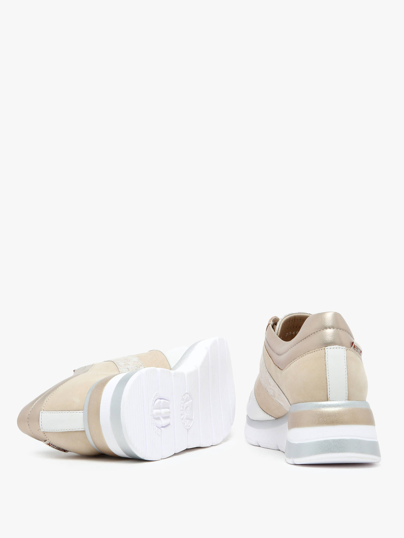 Sneakers talon compens en cuir MEPHISTO