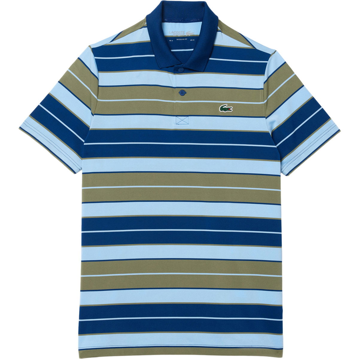 Lacoste Regular Fit Stripe Golf Polo T-shirt Herre