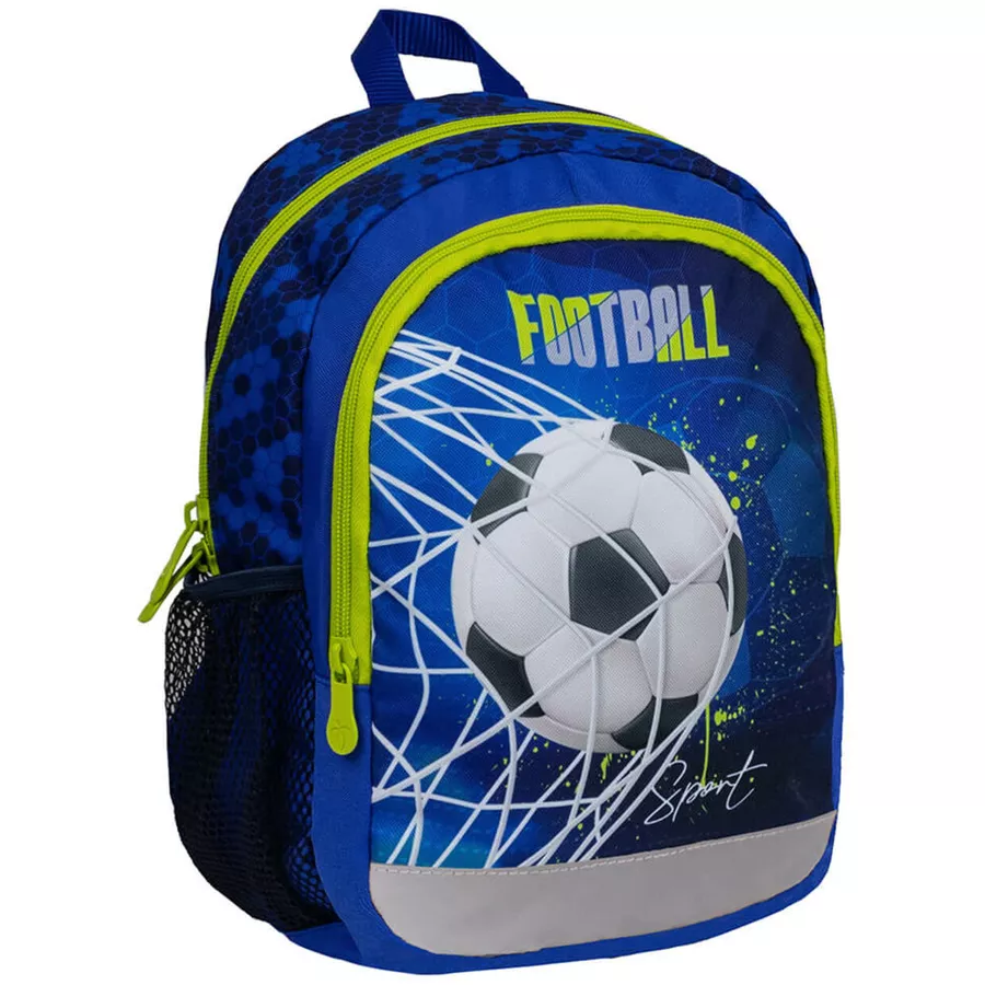 Belmil Kindergartenrucksack Kiddy Plus Kindergartenrucksack für 3-6 Jährige Kinder mit Brustgurt Football Sport
