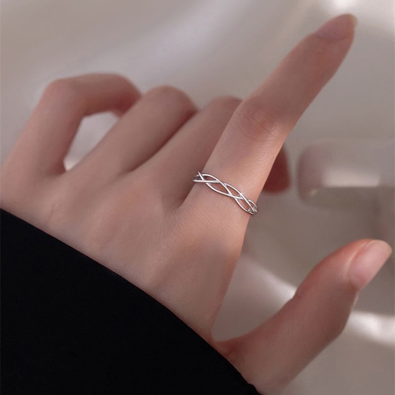 pexrl sieraden - Open ring met uitsparing