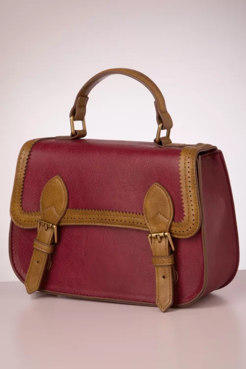 Banned Retro Carter Satchel handtas in rood