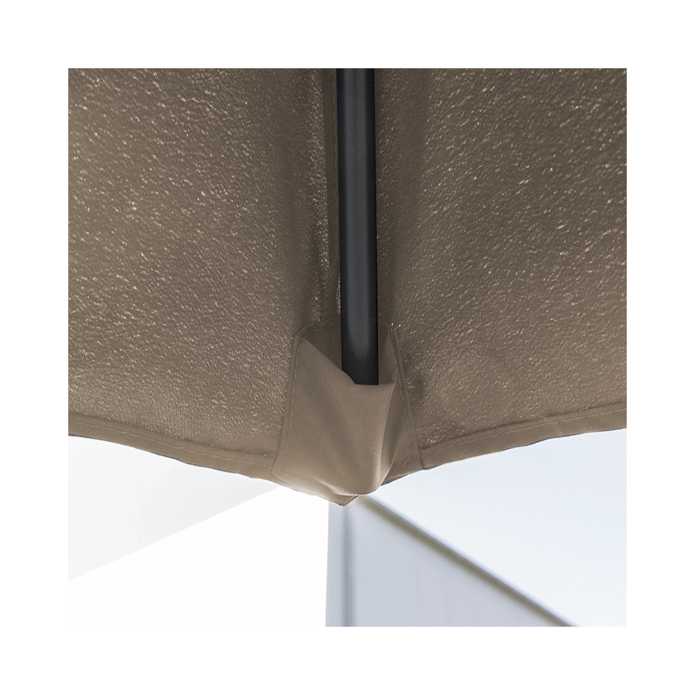 CONTINI Sonnenschirm Ø 3m taupe