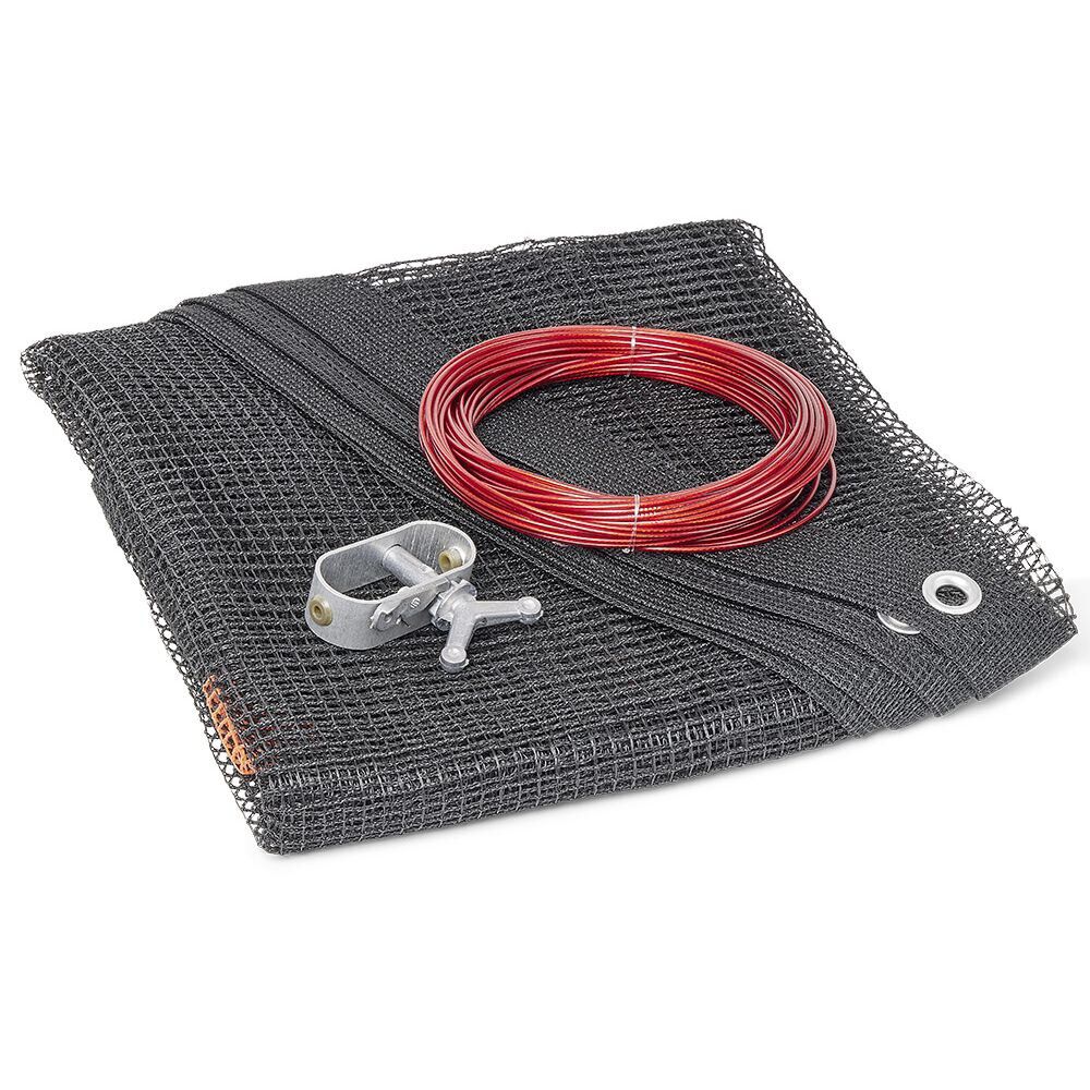 Filet de protection pour piscine 430x231cm noir