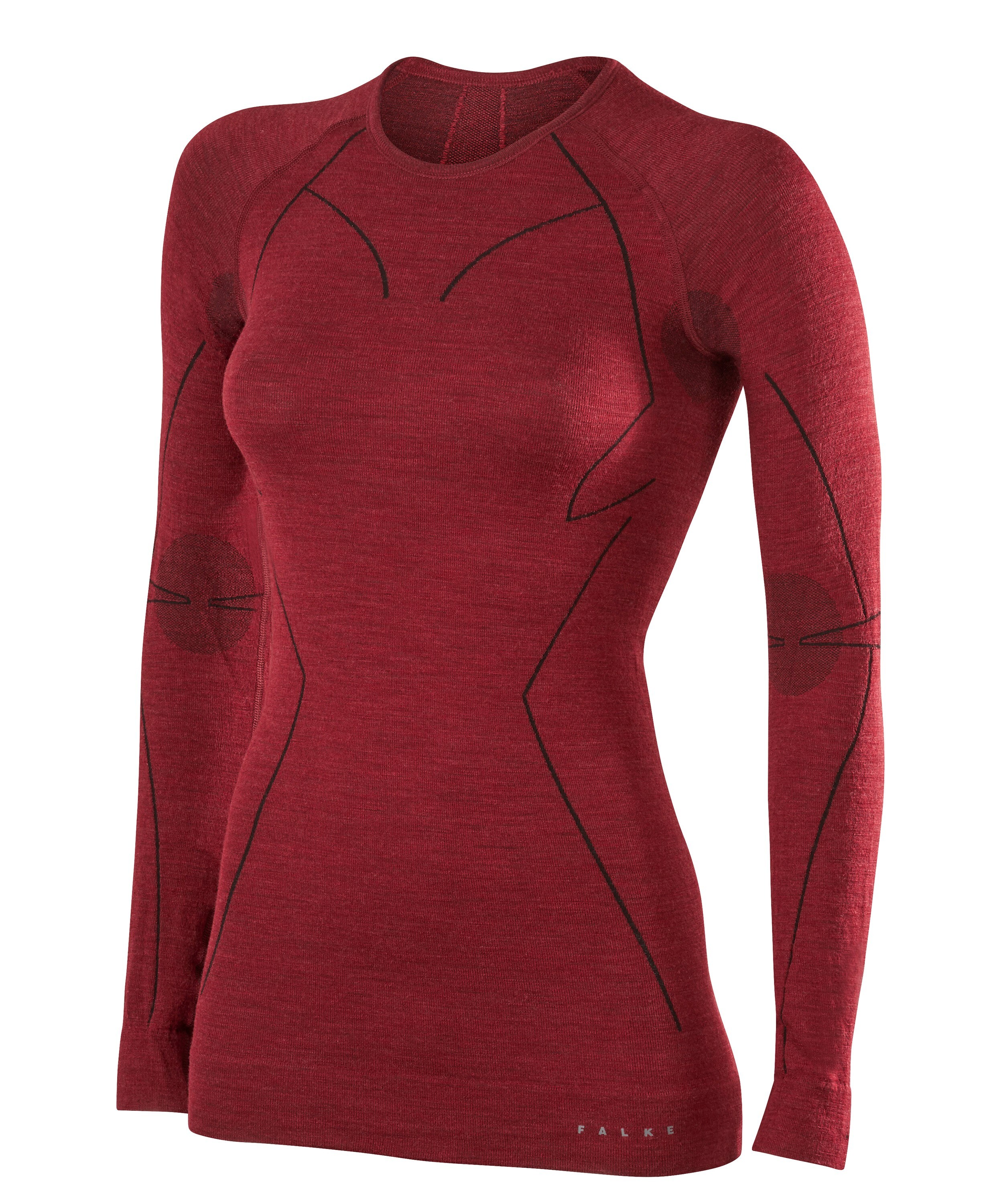 Falke LS Crewneck Shirt Wool-Tech, Dame