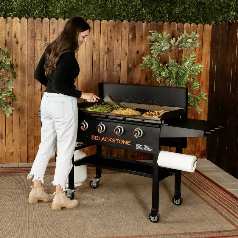 Blackstone 4-Burner 36 Griddle Cooking Station with Hard Cover