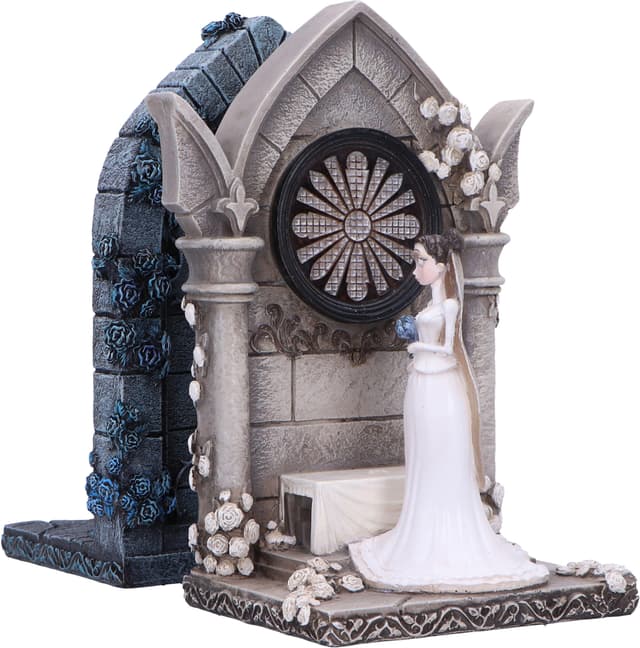 Nemesis Now Corpse Bride bogstøtte (Emily og Victoria)