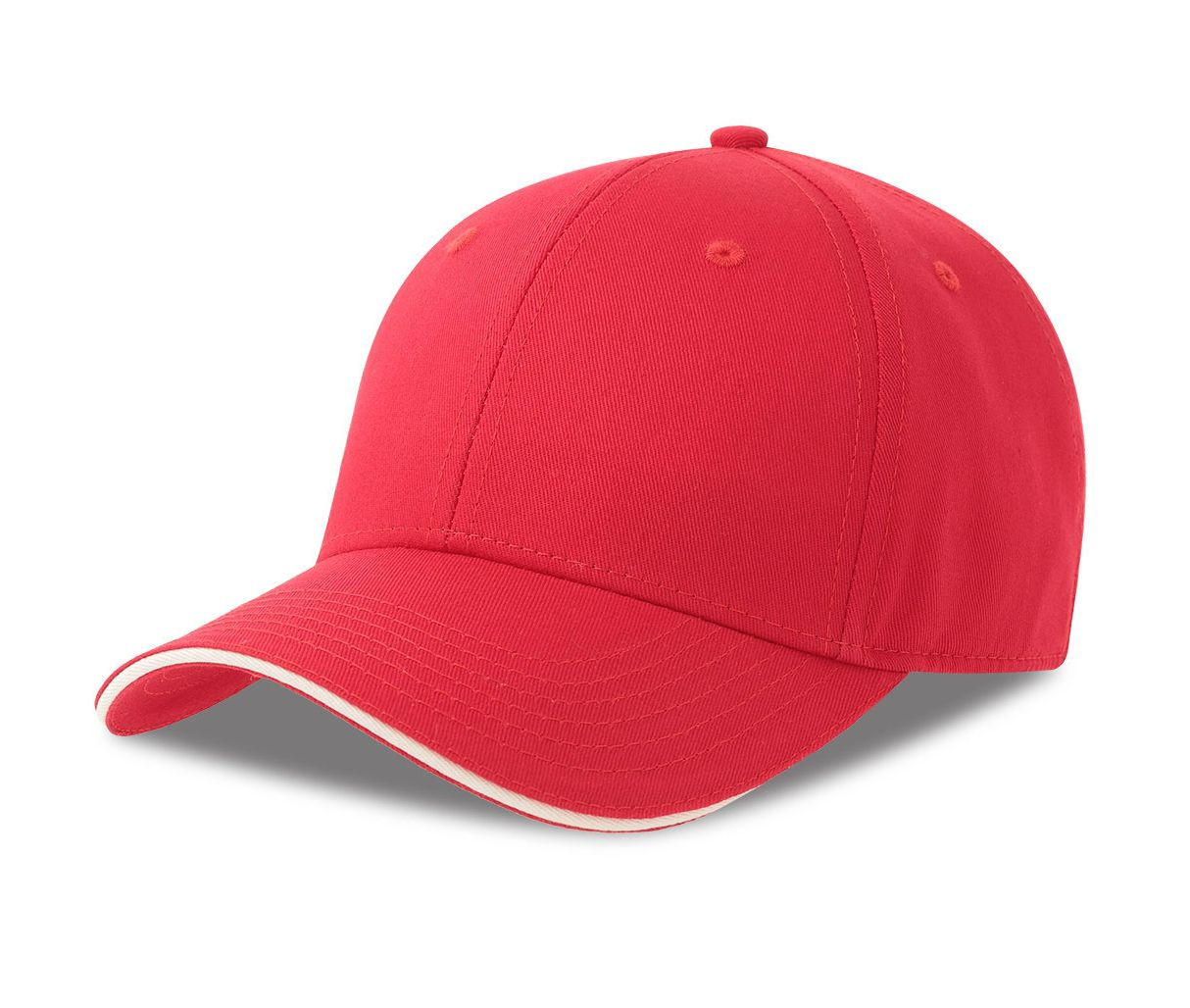 ATLANTIS HEADWEAR AT291 - Casquette 6 pans visière sandwich