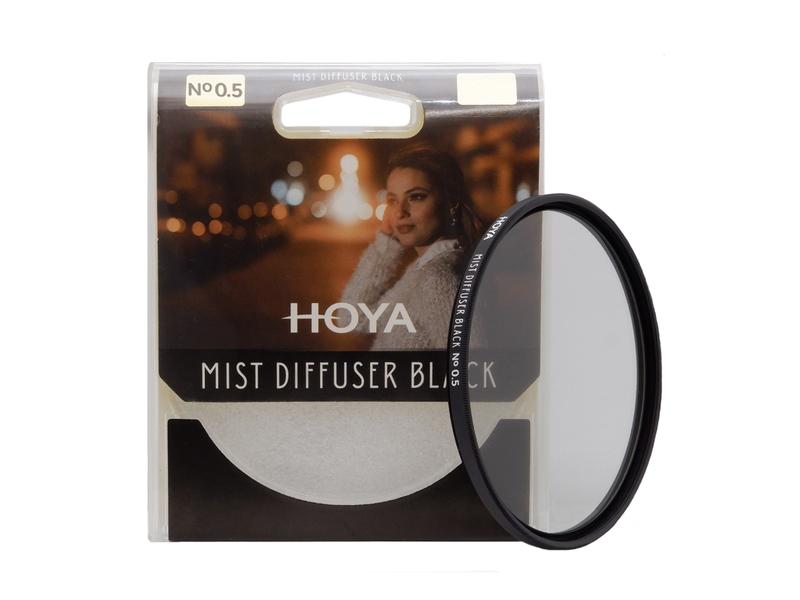 Hoya Objektivfilter Mist Diffuser Black No0.5 – 82 mm Effektfilter, unterdrückt Lichter- und Schattenkontraste und sorgt für ein weiches Bild