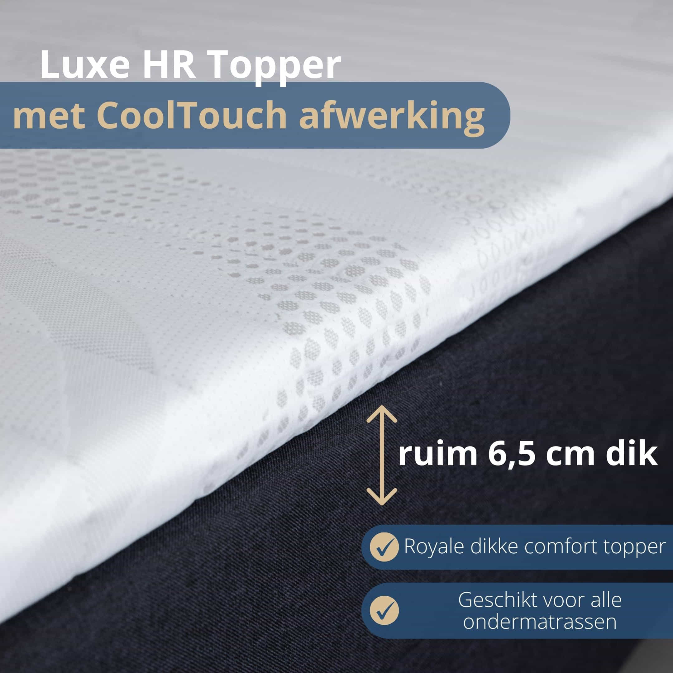 H&D Soft Sense - Koudschuim Topmatras - 140x190cm