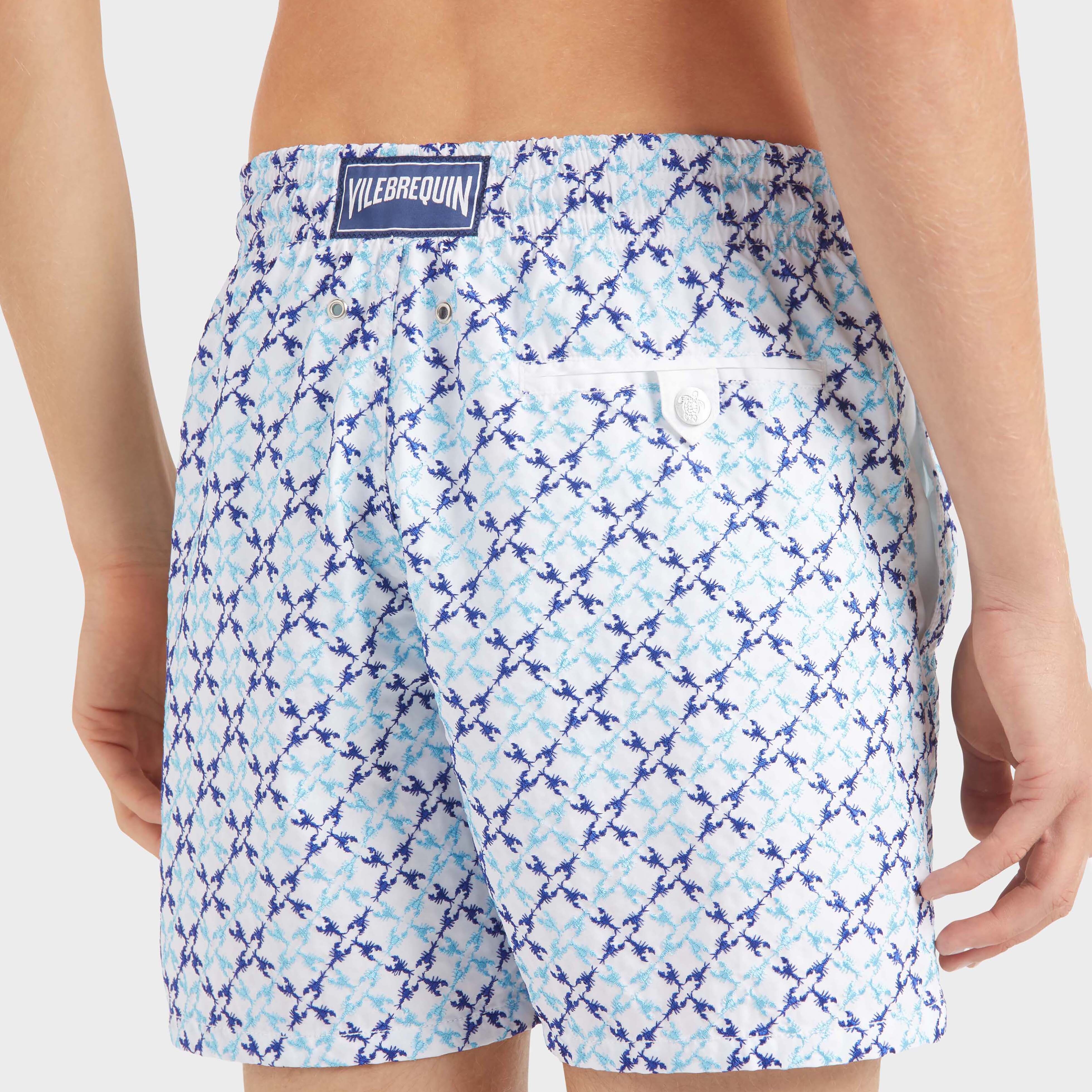 Maillot de bain homme brodé Homard Pixel - Edition Limitée
